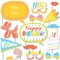 Big Dot of Happiness Party Time - Happy Birthday Party Photo Booth Props Kit - 20 Count